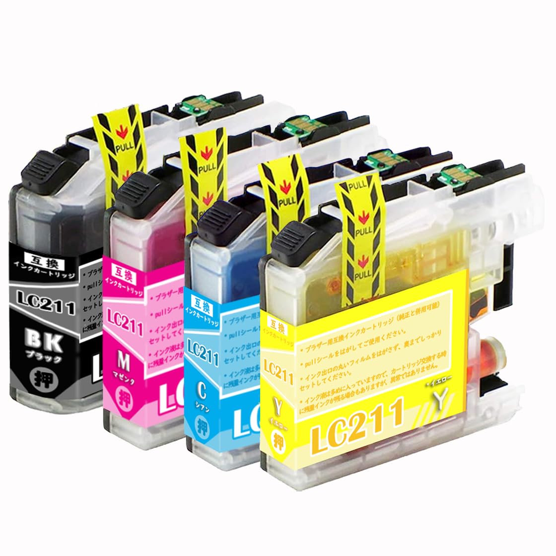 Amazon.co.jp: 【InkCity】ブラザー用 LC211互換インクカートリッジ